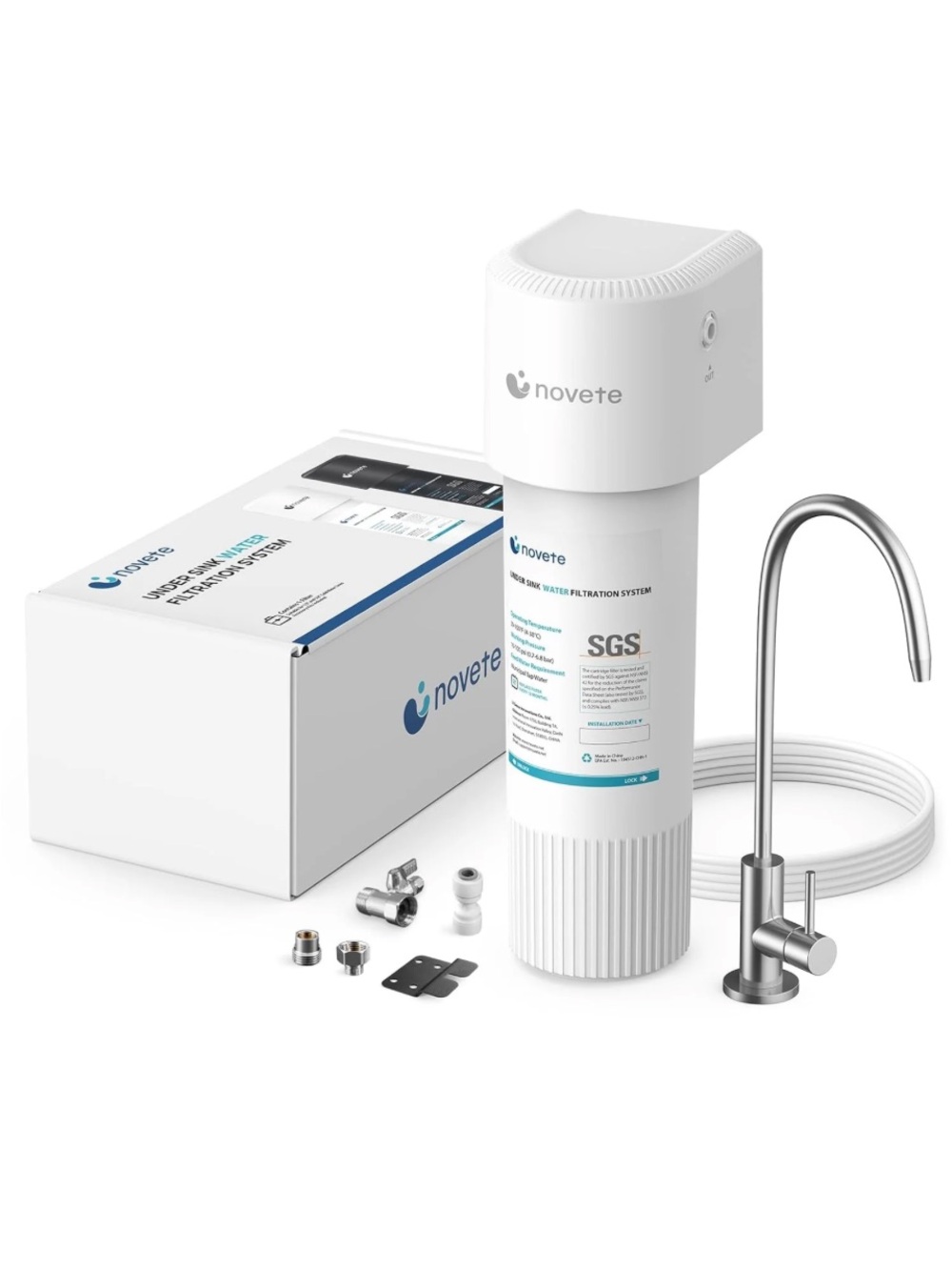 Novete Under Sink Water Filter System UWF0A-KPC